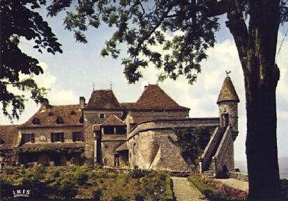POSTAL 56854: Loubressac Le Lot Vieux manoir gothique