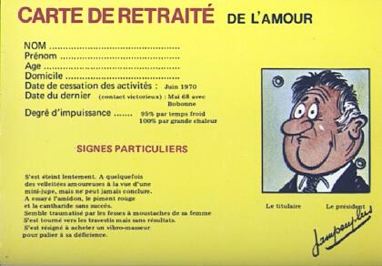 POSTAL 56877: Carte de retraite de l Amour Serie Federations