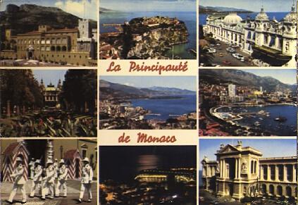 POSTAL 56888: La Principaute de Monaco