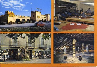 POSTAL 56889:  Fabrica articulos Piel Destilerias Alorda Algaida – Sta. Maria
