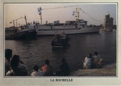 POSTAL 56890: La Rochelle la fregate meteorologique “France 1”