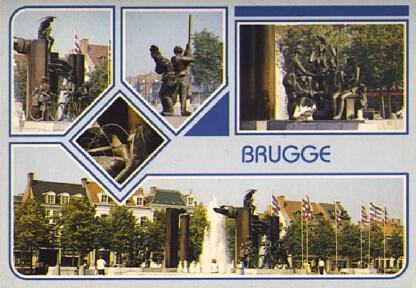 POSTAL 56920: Brugge Greetings from