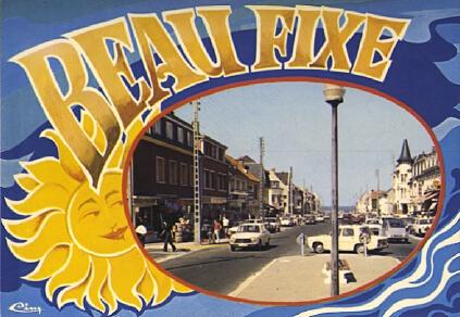 POSTAL 56940: Beau Fixe Fort-Mahon (Somme) Avenue de la mer
