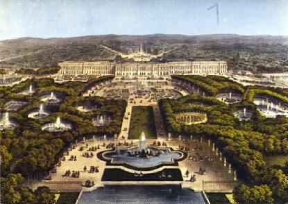 POSTAL 56951: Versailles Vue generale du parc et du château