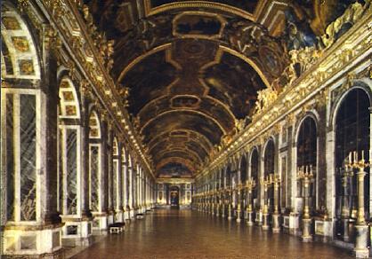 POSTAL 56956: Versailles Le château – La galerie des Glaces