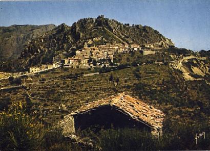 POSTAL 56978:  St Agnes Environs de Menton Vue generale