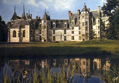 POSTAL 57009: La route Jacques Coeur Château de Meillant (Cher)