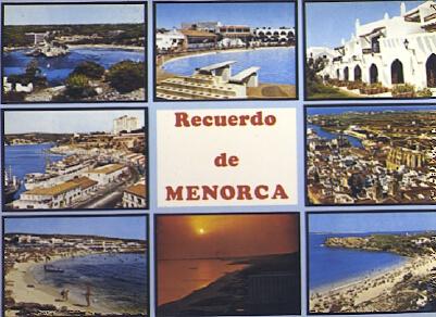 POSTAL 57040: Recuerdo de Menorca