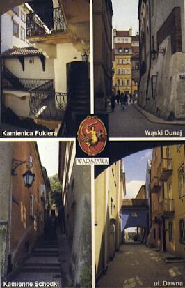 POSTAL 57072: Nostalgic alleys in the old part of Warsaw