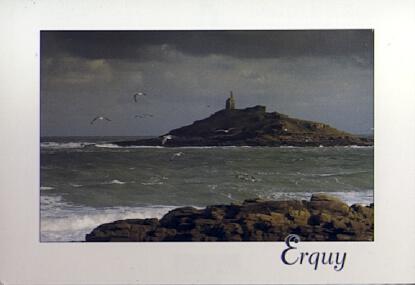 POSTAL 57080: Erquy La cote de Penthievre Sables d Or