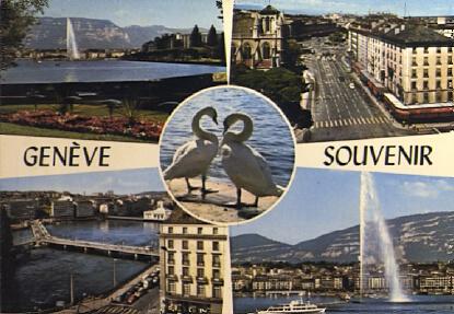 POSTAL 57081: Geneve Souvenir