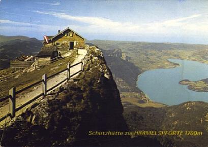 POSTAL 57084: Schutzutte zui Himmelspforte auf dem Schalfberg bei St Wolfgang