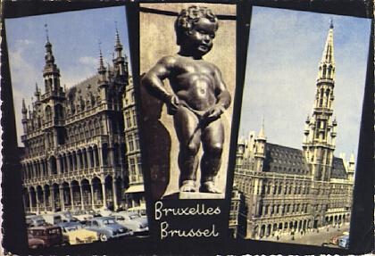 POSTAL 57091: Bruxelles Souvenir