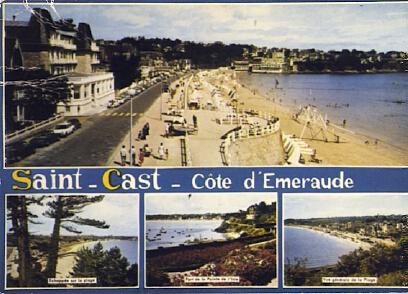 POSTAL 57098: St Cast Cote d Emeraude
