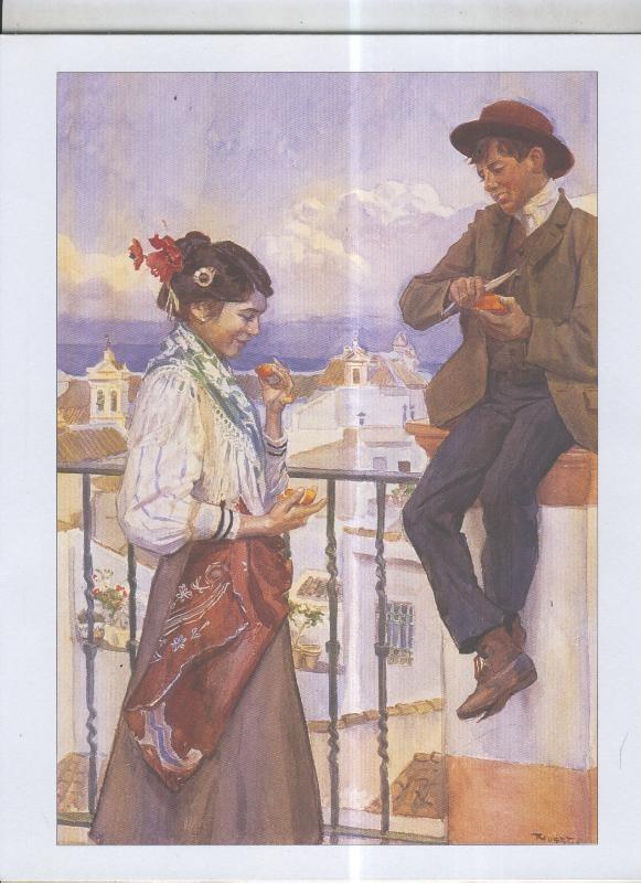 Joyas de Blanco y Negro lamina numero 12: Bajo el cielo andaluz de Angel Diaz Huertas