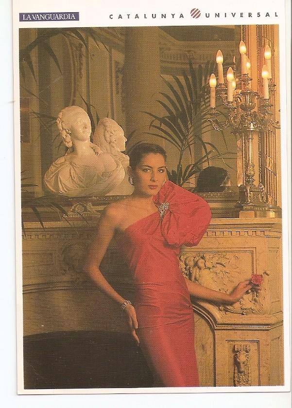 Postal 031980 : Modelo de Alta Costura del taller de Carmen Mir