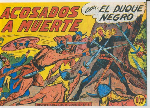 El Duque Negro facsimil numero 32: Acosados a muerte