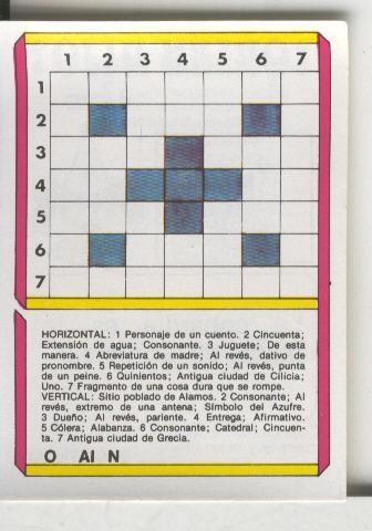 Cromo: Quien dijo, coleccion recreativa de chocolates Torras numero 03