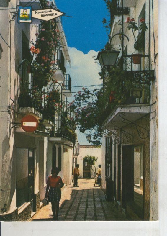 Postal 011180: Calle tipica de Marbella