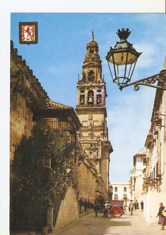 Postal 020589 : Virgen delos Faroes y Campanario de la Mezquita - Cordoba