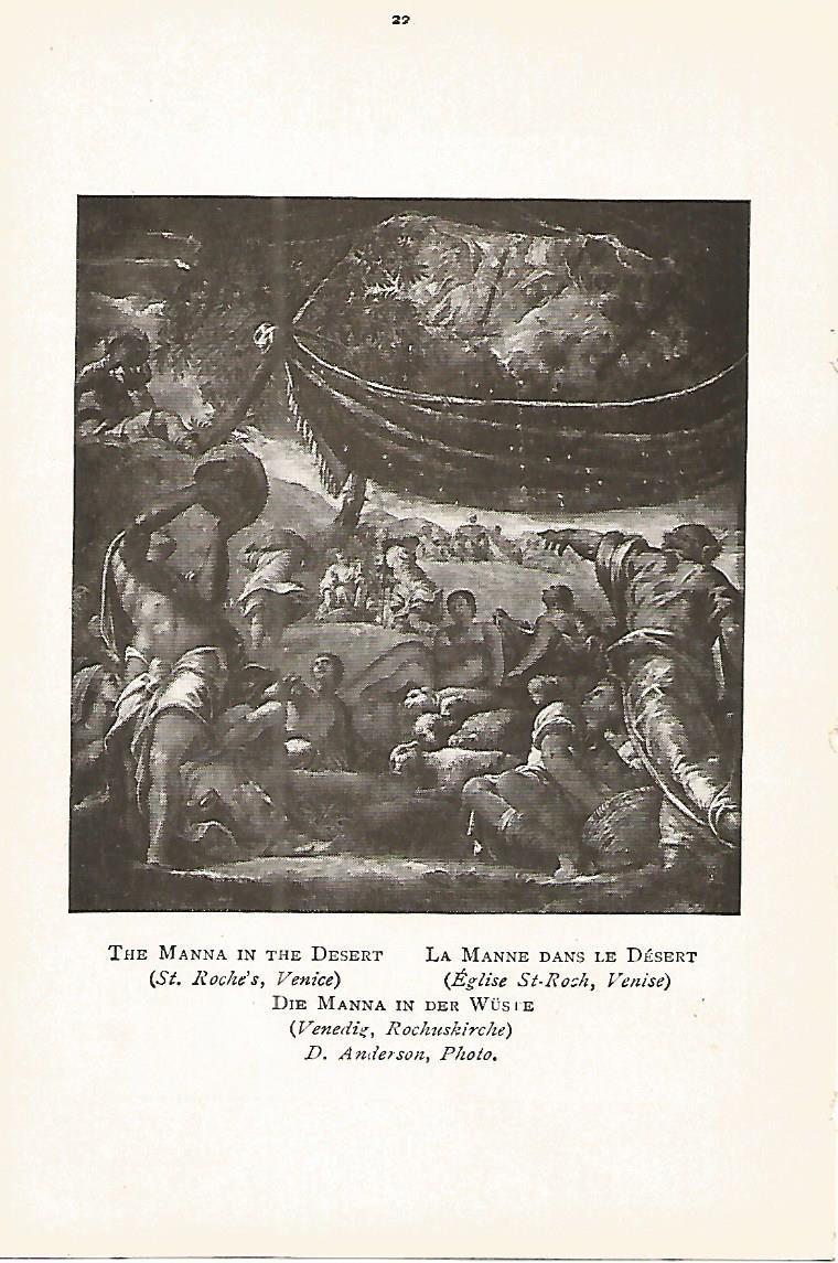 Lamina 041: TINTORETTO. El mana en el desierto