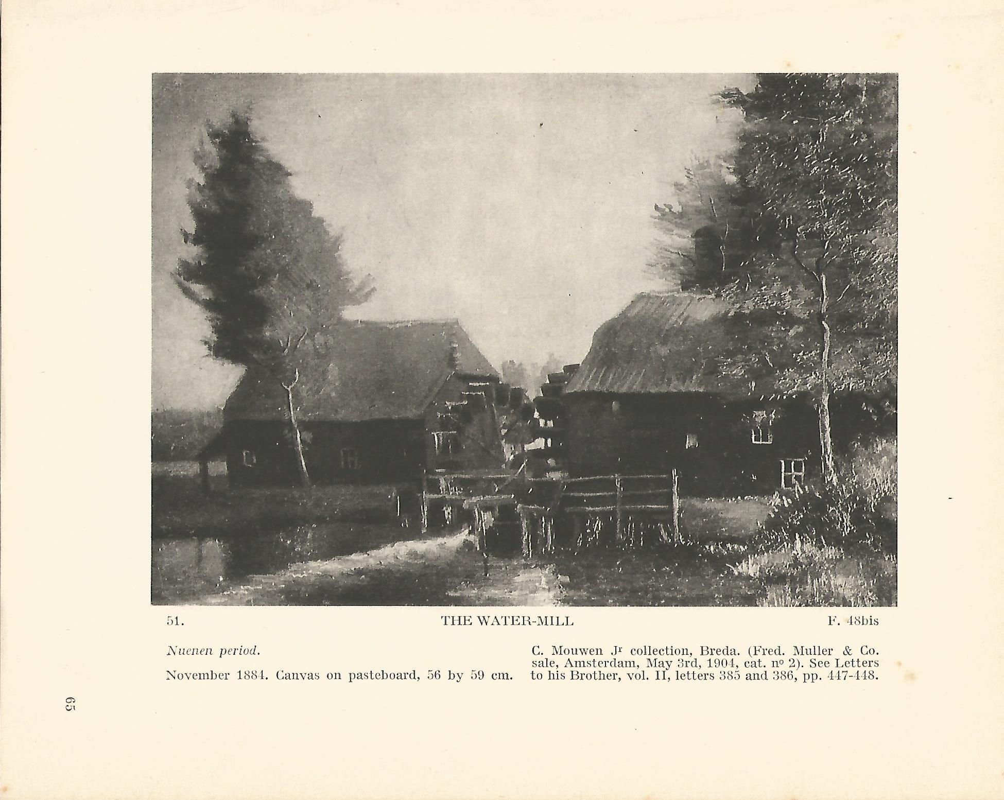 LAMINA 1218: VAN GOGH. The Water-Mill