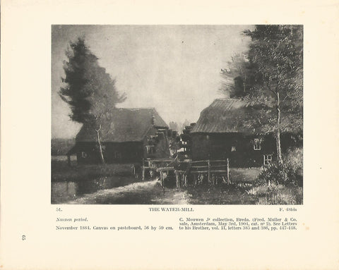 LAMINA 1218: VAN GOGH. The Water-Mill