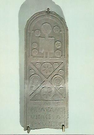 Postal 53914: Estela funeraria de Oza Dos Rios
