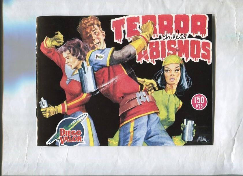 Facsimil: Diego Valor segunda serie numero 38: Terror en los abismos