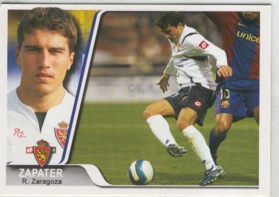Cromo Liga 2007-2008: R.Zaragoza. numero 103: Zapater