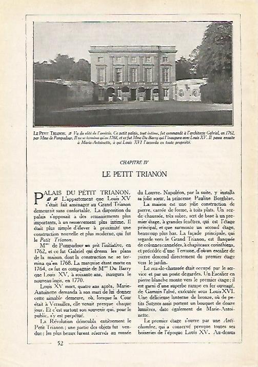 LAMINA 3723: VERSALLES. EL PEQUEÑO TRIANON
