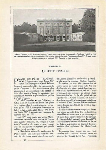 LAMINA 3723: VERSALLES. EL PEQUEÑO TRIANON