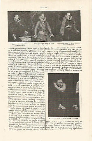 LAMINA ESPASA 9937: Retratos del Archiduque Alberto