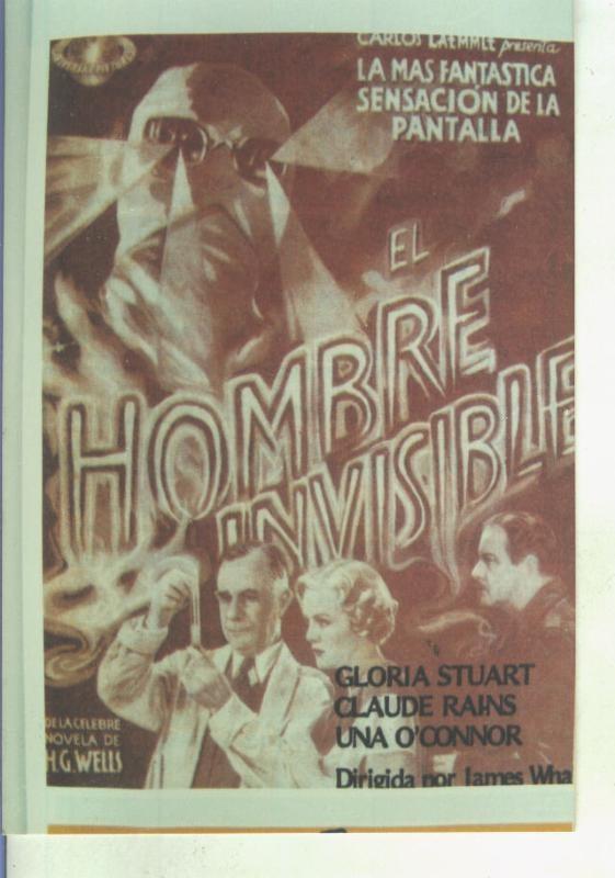 Foto cine 069: El hombre invisible (Gloria Stuart-Claude Rains)