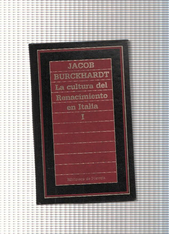 La cultura del Renacimiento en Italia Vol. I