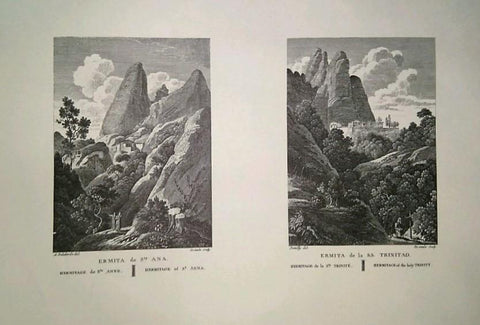 Lamina CATALOGNE, Numero 22: Ermita de SANTA ANA y ermita de la S.S TRINIDAD (1813)
