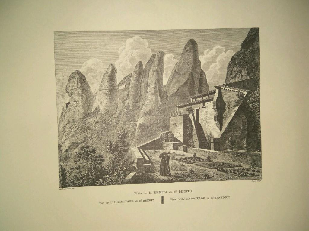 Lamina CATALOGNE, Numero 27: Vista de la Ermita de San Benito (1813)