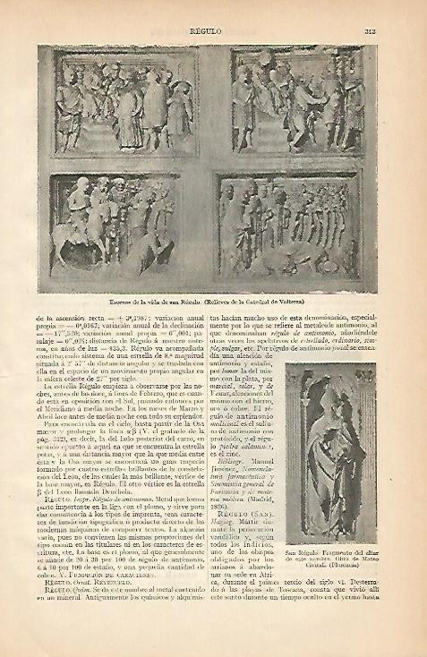 LAMINA ESPASA 967: San Regulo