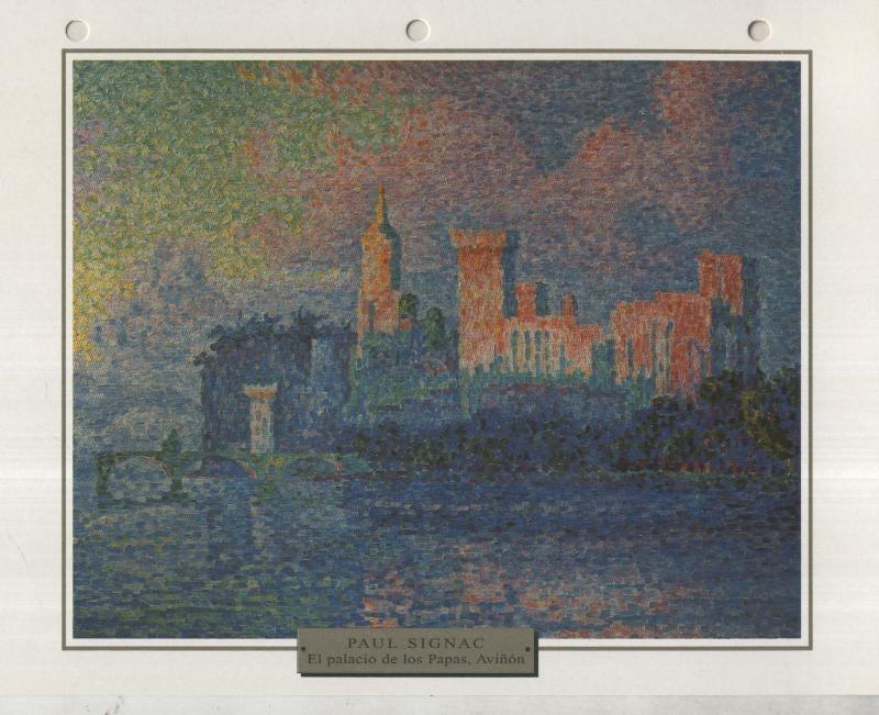 Lamina 25: Paul Signac: El palacio de los Papas, Aviñon