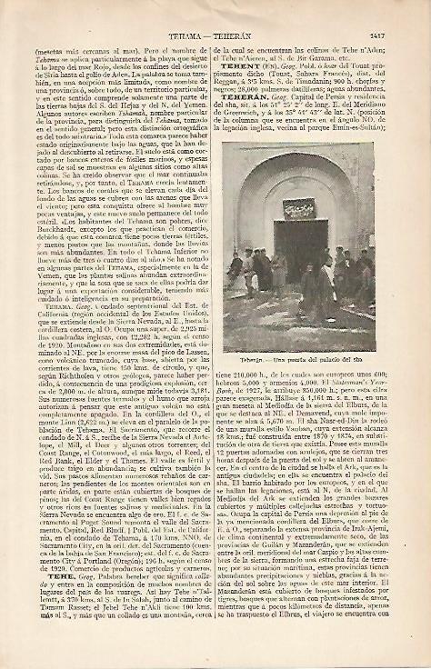LAMINA ESPASA 5872: Palacio del Sha en Teheran Iran