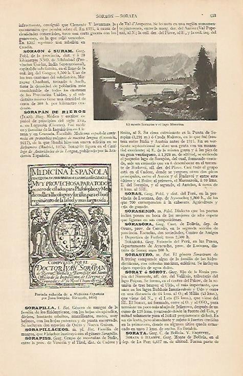LAMINA ESPASA 7494: Monte Sorapiss Italia
