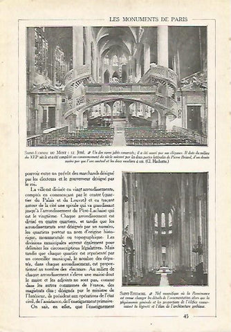 LAMINA 3943: PARIS. SAINT ETIENNE DU MONT