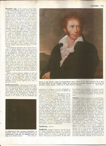LAMINA MONITOR 0167: RETRATO DE HUGO FOSCOLO POR FABRE