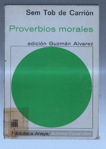 Biblioteca Anaya numero 041: Proverbios morales