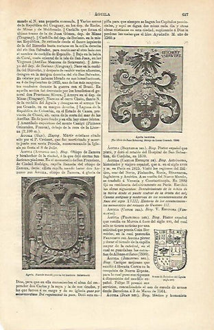 LAMINA ESPASA 12674: Escudo central del Instituto de Salamanca