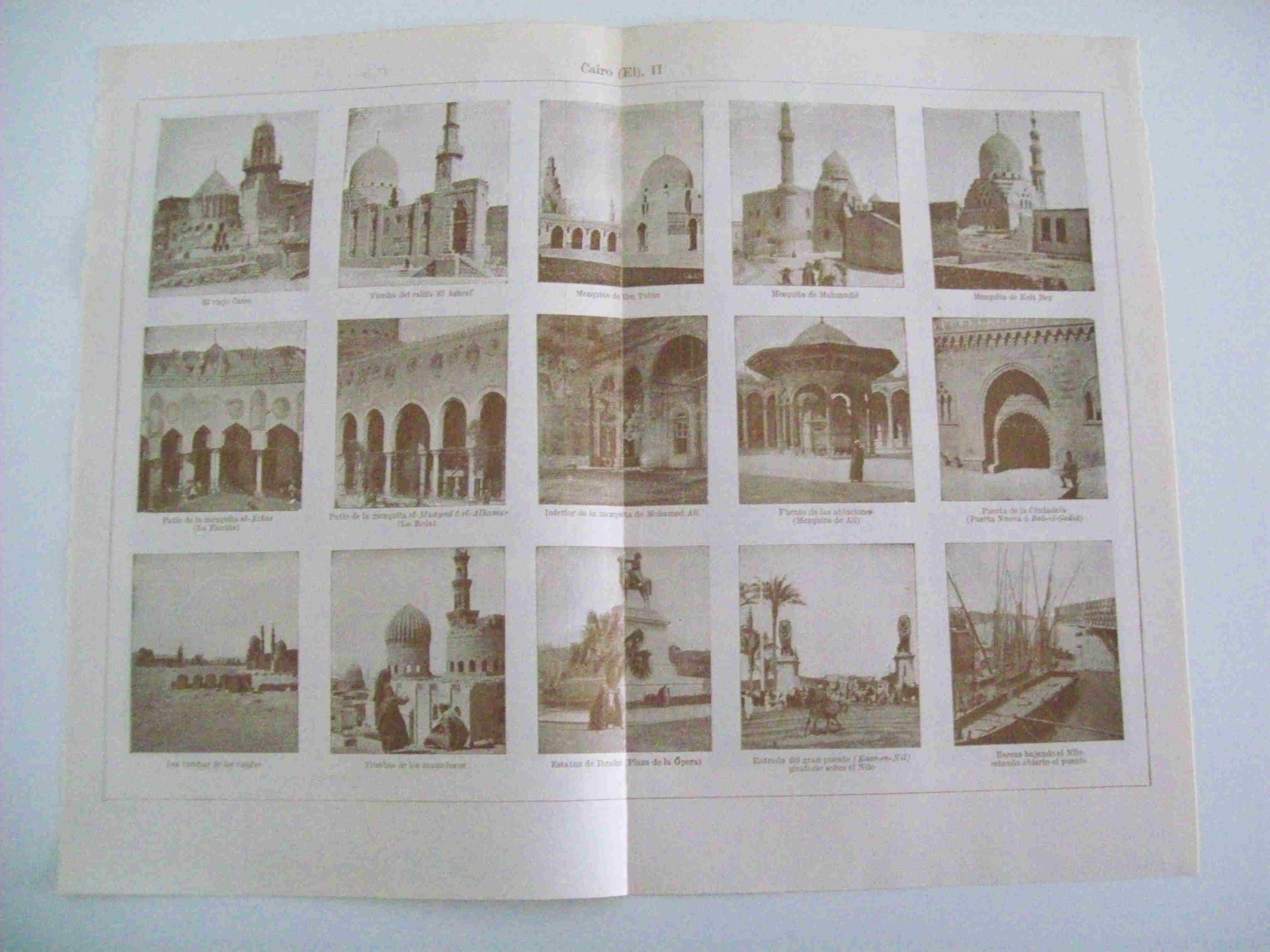LAMINA ESPASA 14673: Mezquitas y edificios de El Cairo