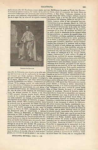 LAMINA ESPASA 14698: Caballero de Calatrava