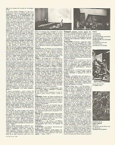 LAMINA LAROUSSE 70003: Escenas de teatro