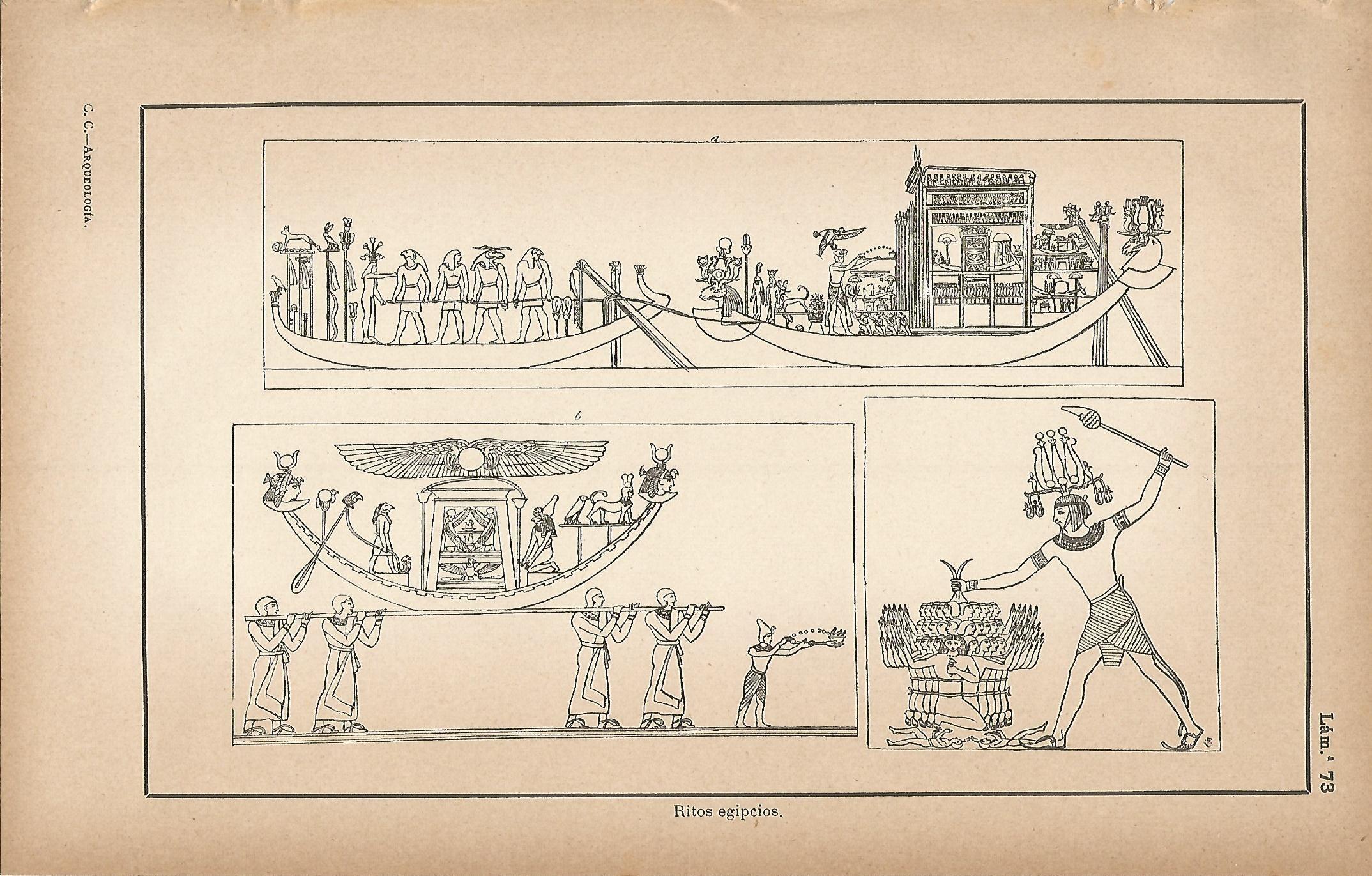 Lamina 073: Ritos egipcios