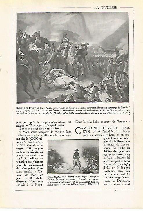 LAMINA 3991: BATALLA DE RIVOLI POR PHILIPPOTEAUX